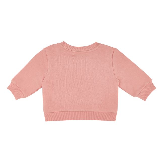 BCI Logo Cotton Sweatshirt | Pink