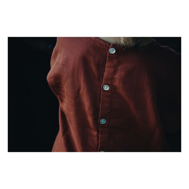 Natalia Organic Cotton T-shirt | Ruggine