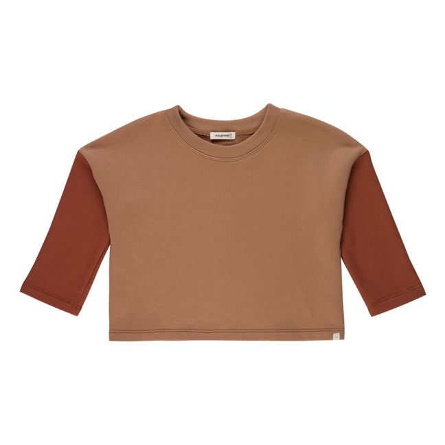 Eduardo Organic Cotton Sweatshirt | Beige