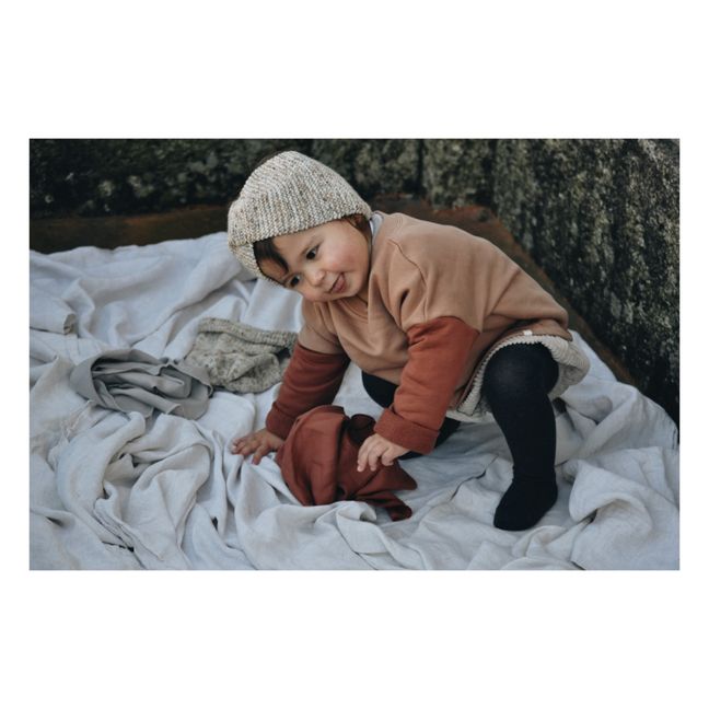 Eduardo Organic Cotton Sweatshirt | Beige