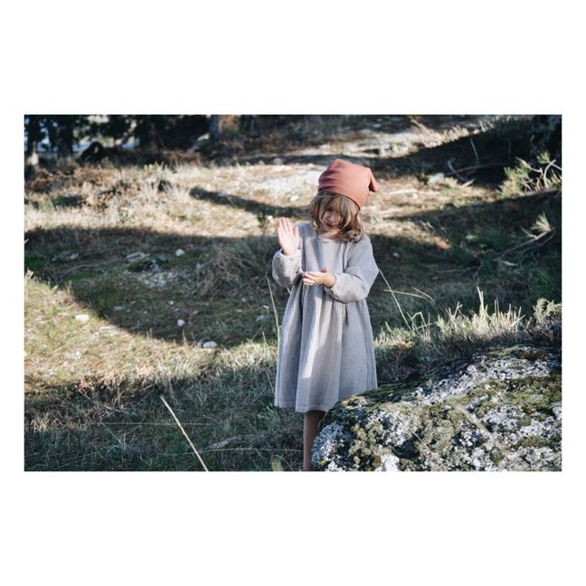 Juliana Organic Cotton Dress | Grau