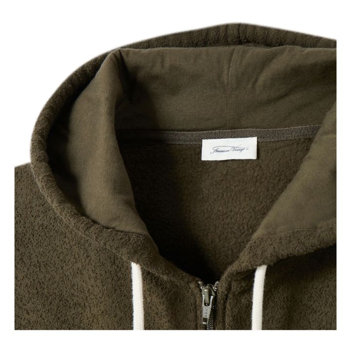 Bobypark Organic Cotton Zip-Up Hoodie | Brown- Product image n°1
