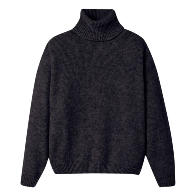 East Turtleneck Alpaca Wool Jumper | Grigio antracite chino