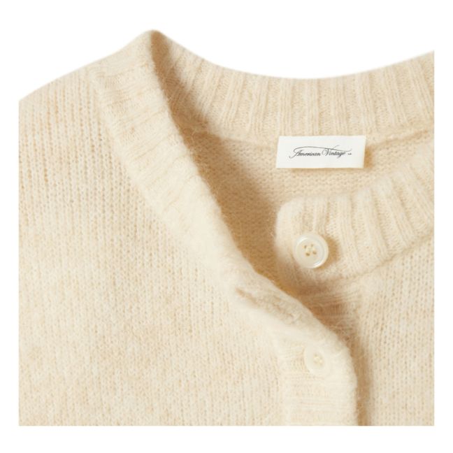 East Henley Neck Alpaca Wool Jumper | Ecru