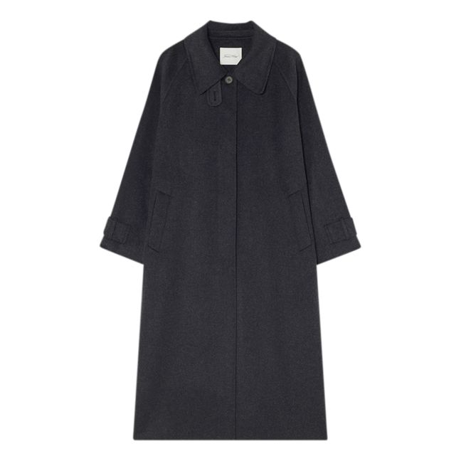 Dadoulove Long Oversize Woollen Coat | Gris Oscuro