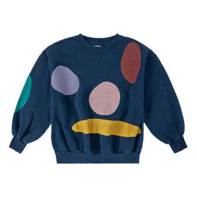 Organic Cotton Sweatshirt - Fun Capsule  | Blu marino