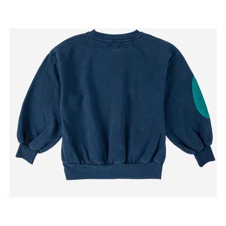 Organic Cotton Sweatshirt - Fun Capsule  | Navy blue- Product image n°6
