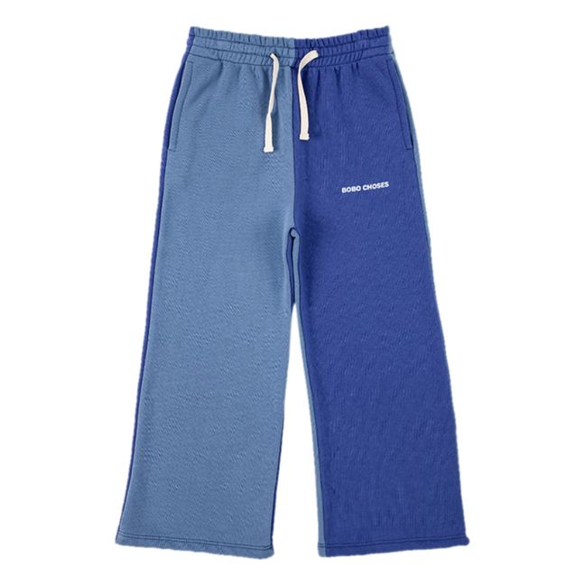 Organic Fleece Trousers - Fun Capsule  | Blue