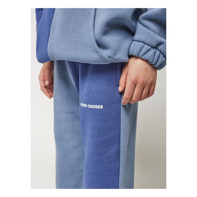 Organic Fleece Trousers - Fun Capsule  | Azul