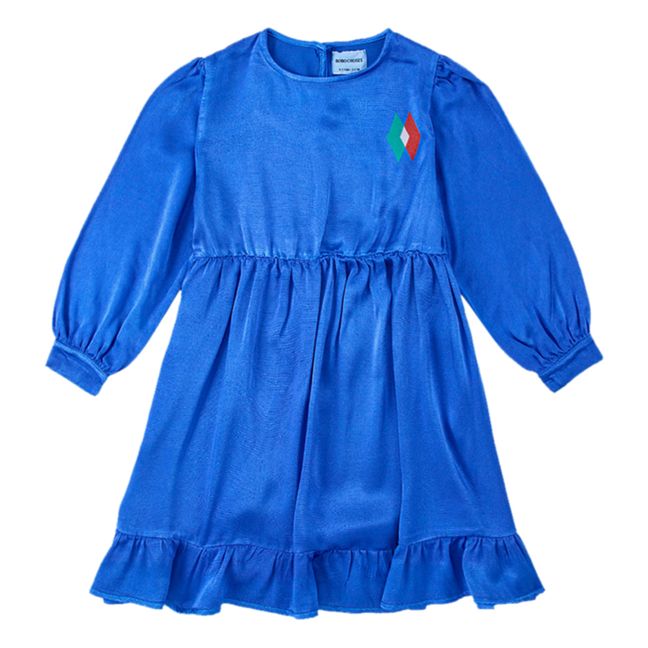 Robe Satinée - Fun Capsule  | Bleu