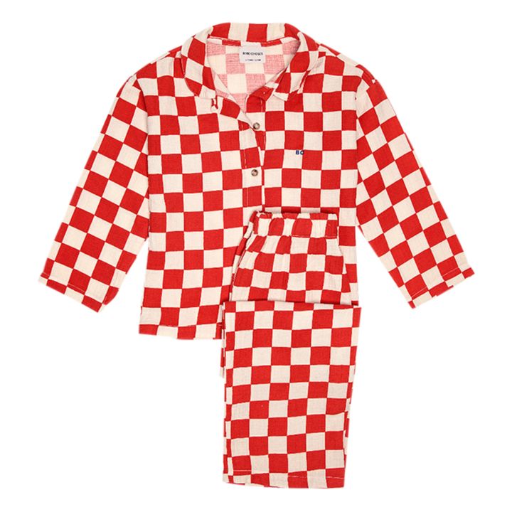 Checked Pyjamas - Fun Capsule  | Red- Product image n°0