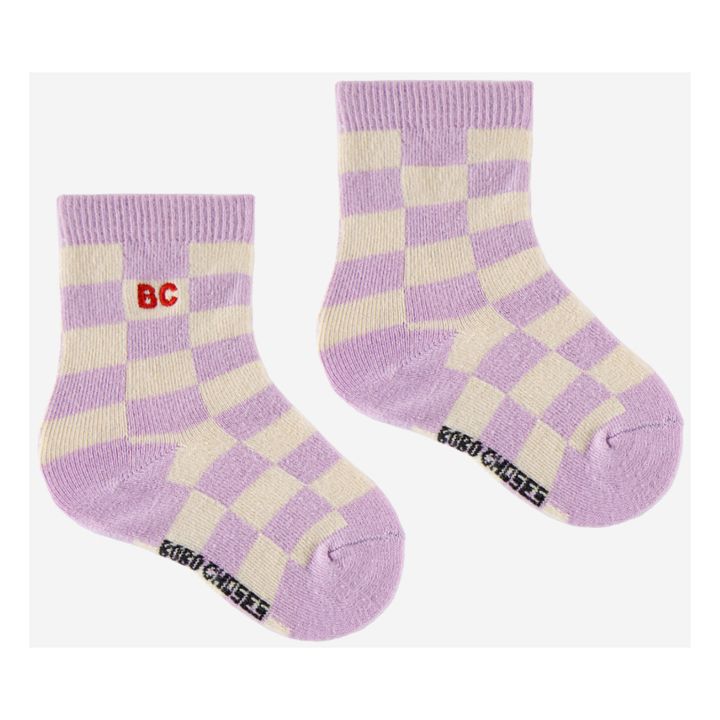 Two-Tone Socks - Set of 2 - Fun Capsule  | Mauve- Product image n°2