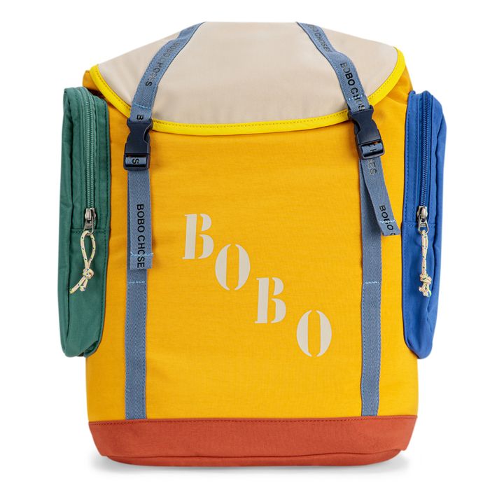 Organic Cotton Bobo Backpack Yellow- Product image n°0