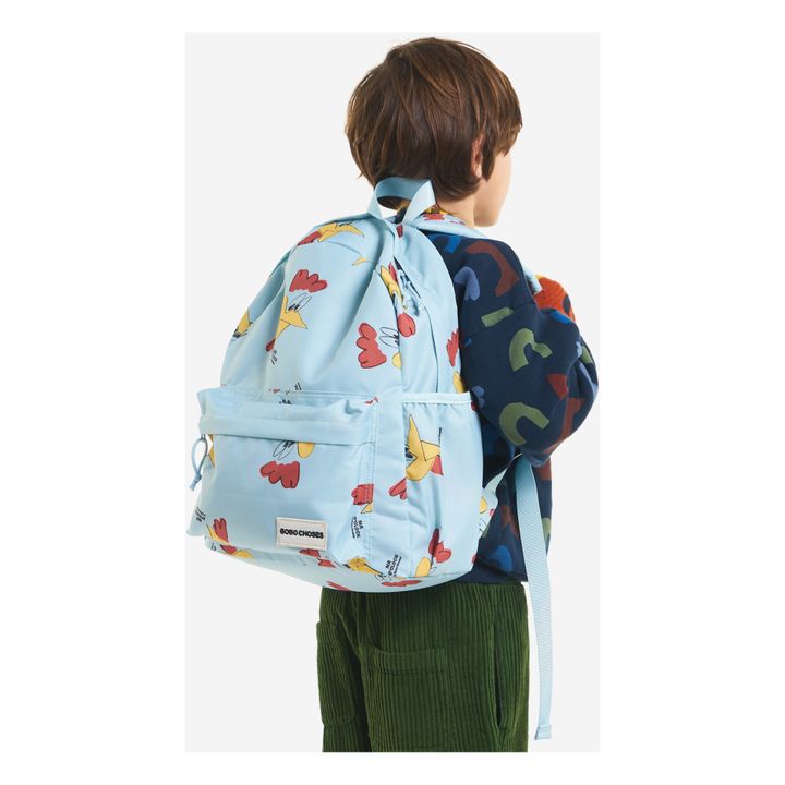 Recycled Material Rooster Backpack Light blue- Product image n°2