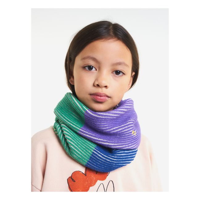 Ribbed Snood | Blue