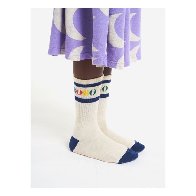Bobo Choses Long Socks | Ecru