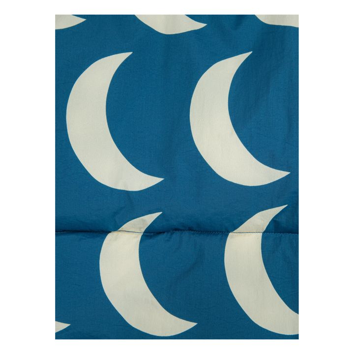 Doudoune Matières Recyclées Lunes | Bleu- Image produit n°8
