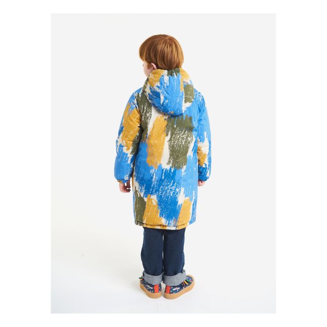 Recycled Material Reversible Parka Nachtblau