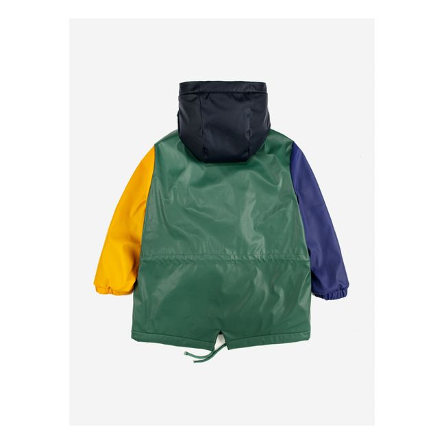 Recycled Material Raincoat | Green