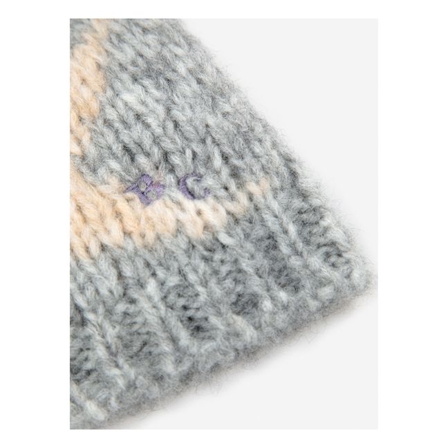 Moon Beanie | Light blue