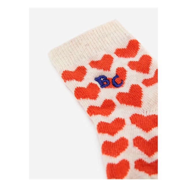 Heart Baby Socks Seidenfarben