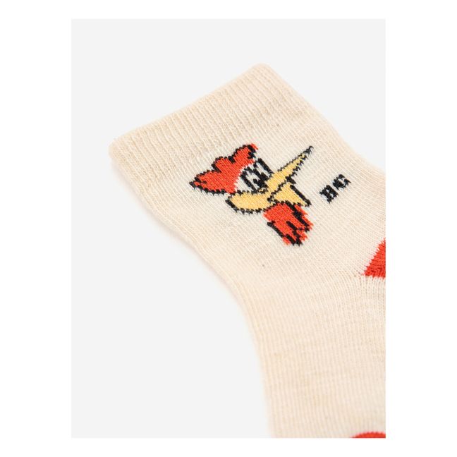 Rooster Baby Socks Crudo