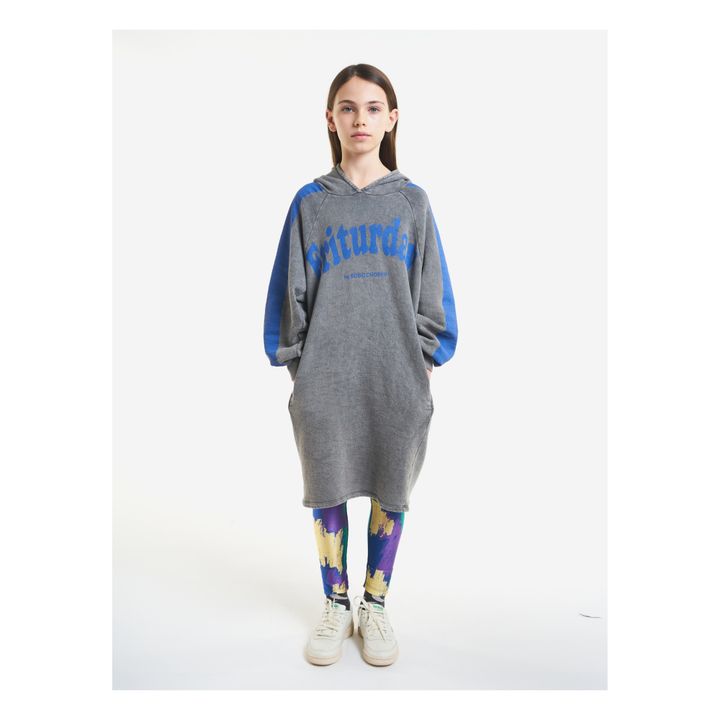 Organic Fleece “Friturday” Dress Heather grey- Product image n°1