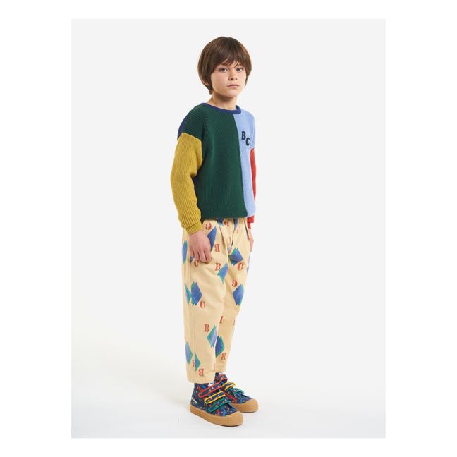 Pullover Colorblock | Blau