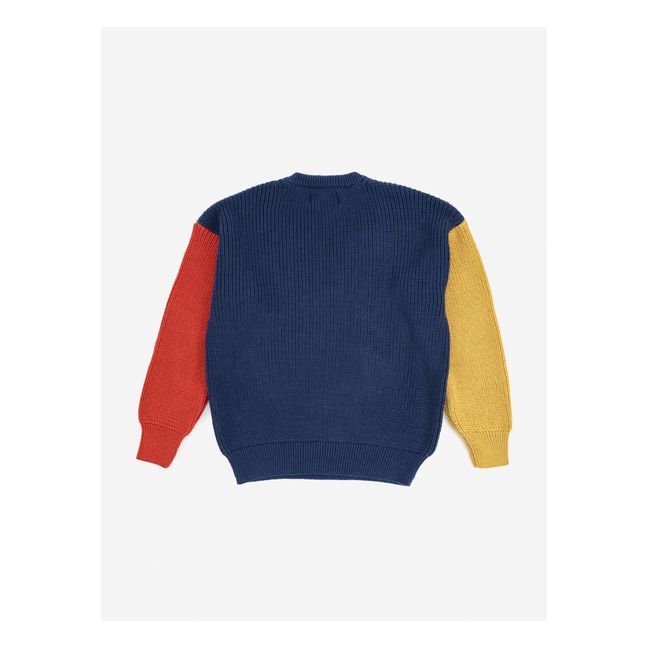 Pullover Colorblock | Blau