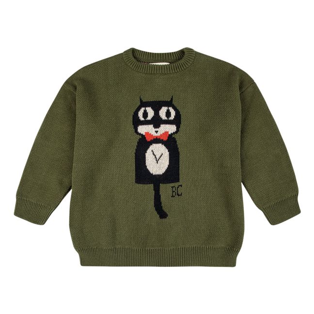 Cat Jumper | Khaki