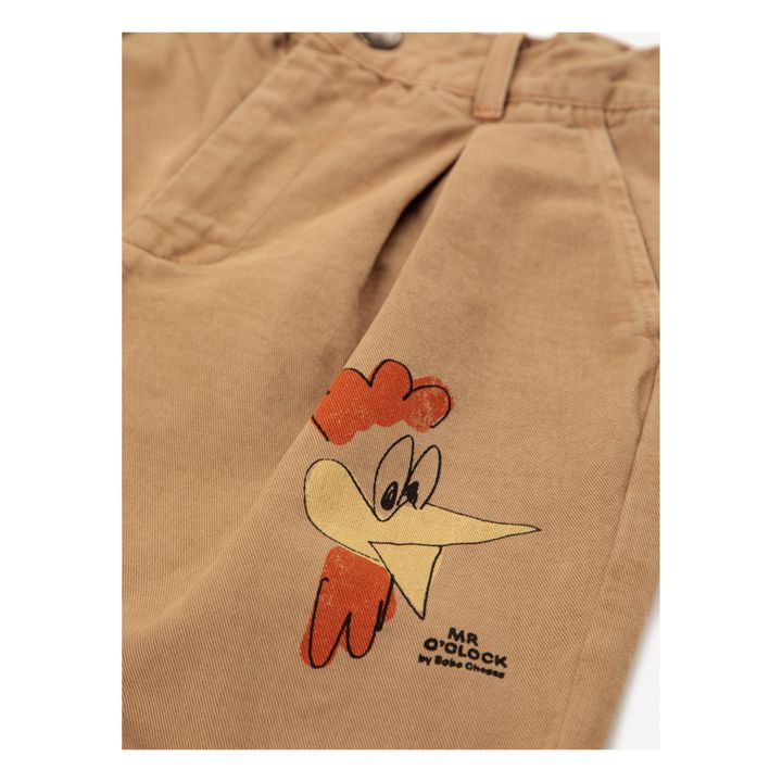 Pantalon Coton Responsable Bicolore Camel- Image produit n°7
