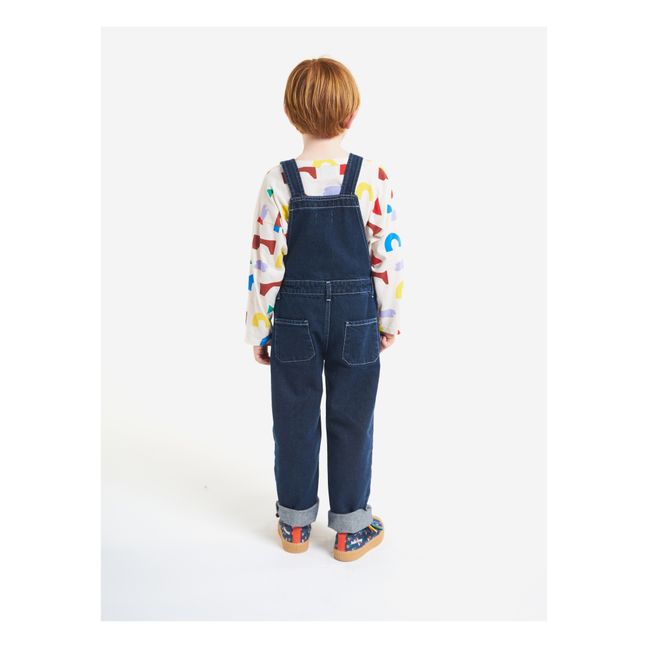Recycled Cotton Overalls Denim brut