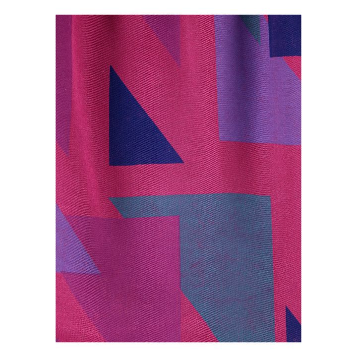 Jupe Coton et Lyocell Triangles | Rose fuschia- Image produit n°4