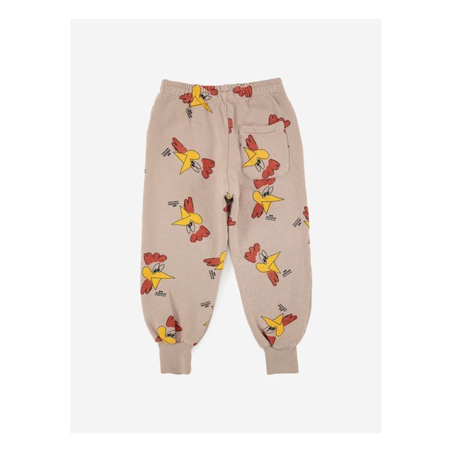 Organic Cotton Rooster Joggers Beige