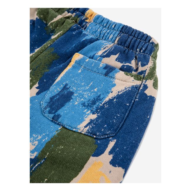 Pantalón jogger Algodón orgánico Camuflaje | Azul