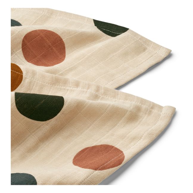 Windeln Lewis aus Bio-Baumwolle 2er-Set | Cremefarben