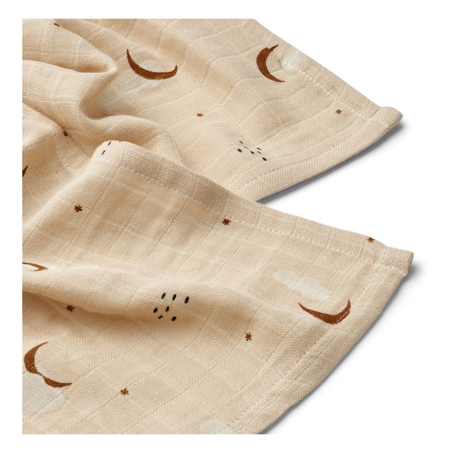 Lewis Organic Cotton Swaddling Cloths - Set of 2 | Natural