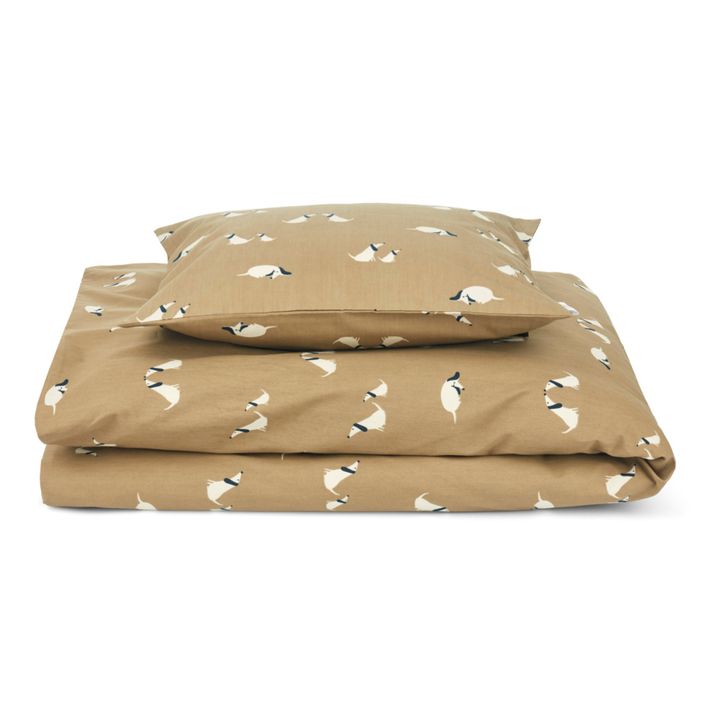 Organic Cotton Bedding Set | Beige- Product image n°0