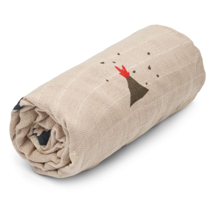 Copertura per materasso da fasciatoio, modello: Cliff | Sabbia- Immagine del prodotto n°1