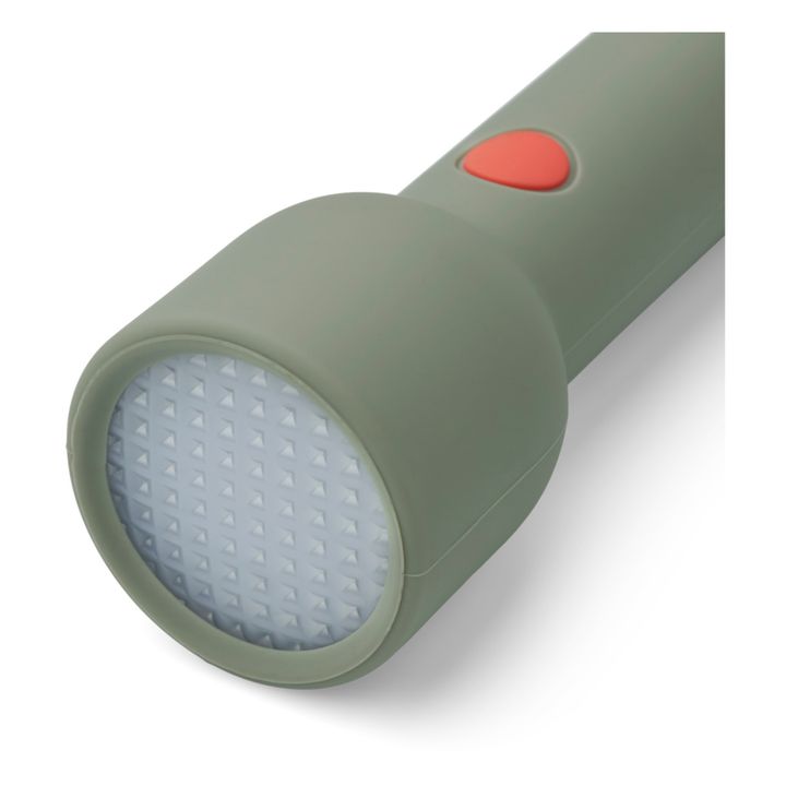 Lampe torche Gry en silicone | Vert de gris- Image produit n°1