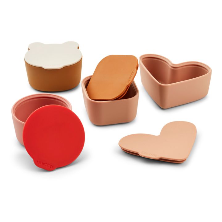Mini Toto Silicone Bowls - Set of 4 Pink- Product image n°0