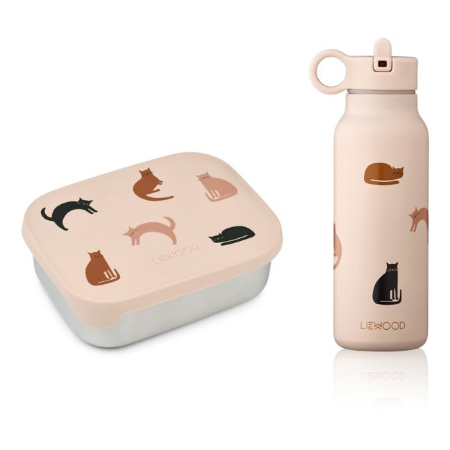 Joni Lunch Box and Water Bottle | Nude