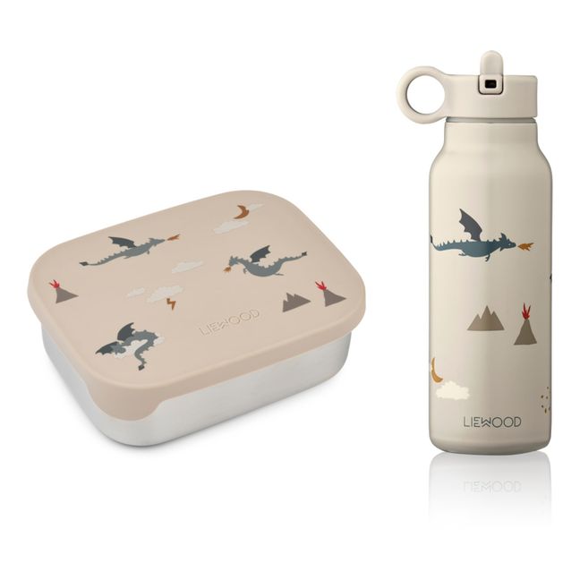 Joni Lunch Box and Water Bottle Sand