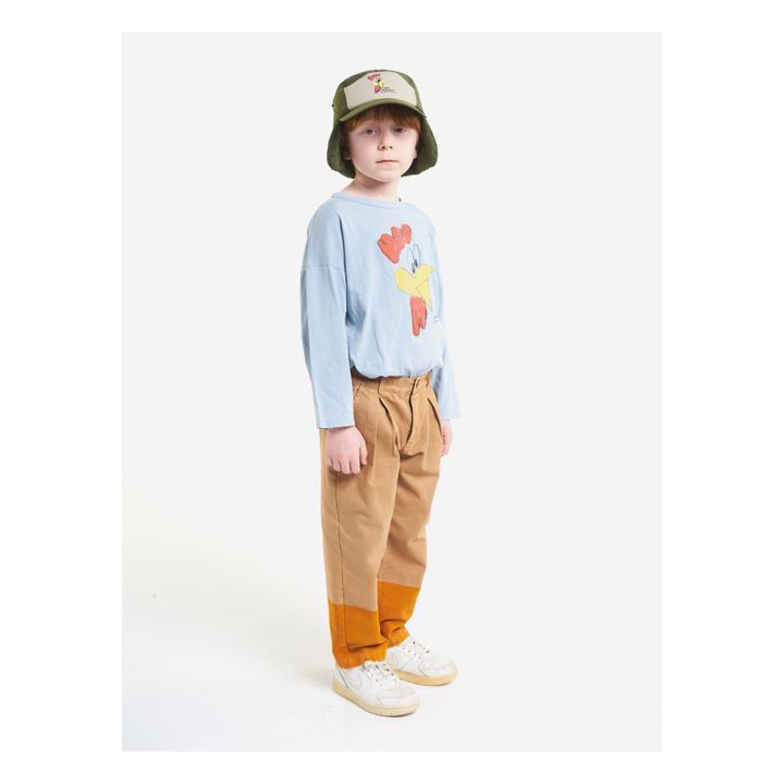 Bobo Choses - Organic Cotton Rooster T-shirt - Light blue | Smallable