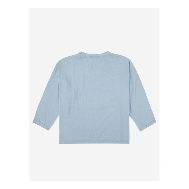T-Shirt Coton Bio Coq | Bleu ciel