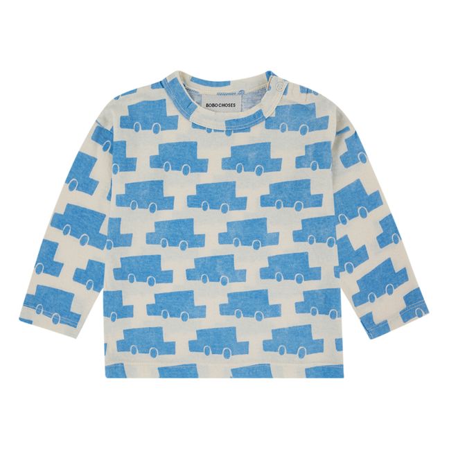 T-Shirt Coton Bio Voitures | Bleu