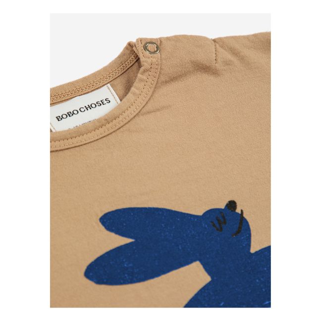 Organic Cotton Rabbit T-shirt Camel