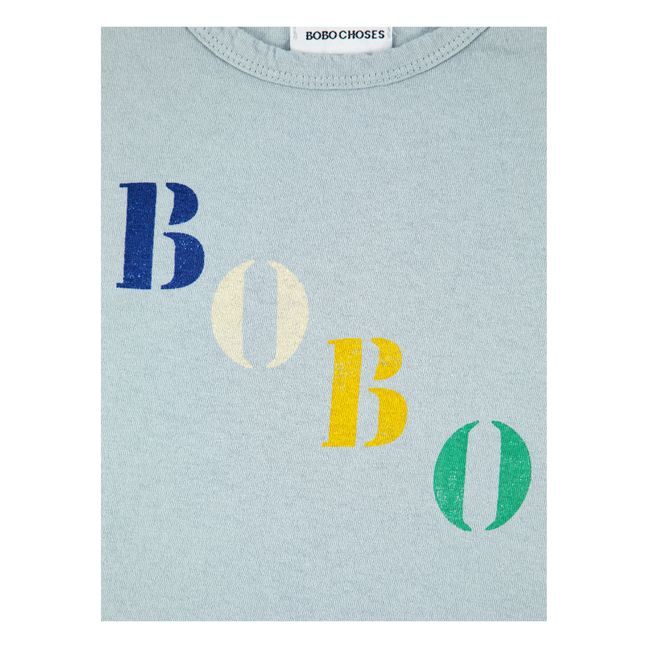 T-Shirt Coton Bio Bobo Bébé Bleu ciel