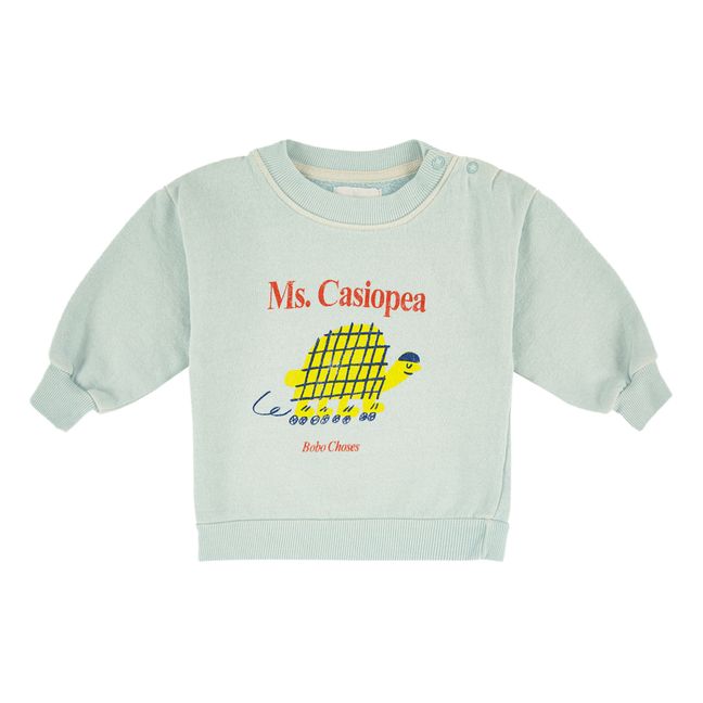Organic Cotton Ms Casiopea Sweatshirt Hellblau