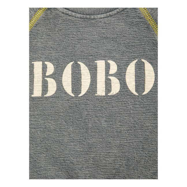 Organic Cotton Bobo Baby Sweatshirt | Heather grey